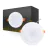 Bright Choice Downlight LED 18W 1620lm 120D - 840 Bianco Freddo | Ritaglio 175mm - Sostitutiva 2x18W