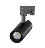 Noxion Luce A Binario LED 3 Fasi Ecowhite Aluminium Nero 20W 2060lm 36D - 840 Bianco Freddo | UGR <19