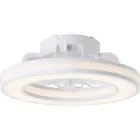 Brilliant Mondello Ventilatore Da Soffitto Plastica Bianca 23W 3100lm - 827-865 CCT | 420mm - Telecomando Dimmerabile