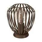Eglo Lampada Da Tavolo Espinal Acciaio Bronze | IP20 - Adatto per 1x E27 